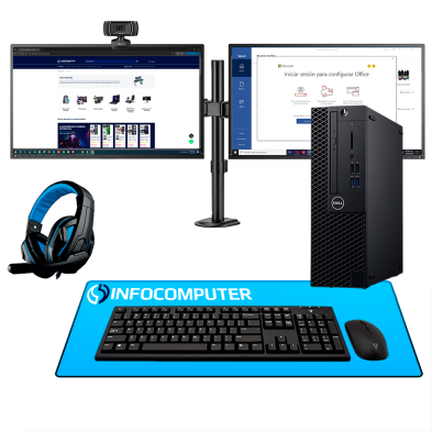 Pack PC Doble Pantalla Ofimática - Pack Start Dual