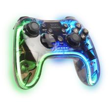 Mars Gaming Gamepad Inalámbrico 2.4GPRO, Neon RGB, Vibración Háptica Dual, Joysticks Analógicos, Mando para PC, PS3, PS4, PS5, X