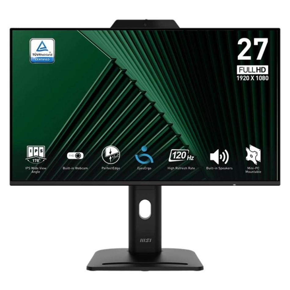 Nuevo Monitor MSI MP272PMG de 27" con altavoces y webcam
