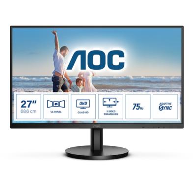 MONITOR AOC Q27B3MA | 27" | QUAD HD | NEGRO