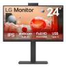 Monitor LG 24BA850-B | 23.8" | Full HD | Webcam | Negro