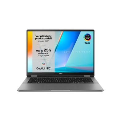 Asus Vivobook 14 Flip TP3407SA-QL064W Core Ultra 7 258V 2.2 GHz | 14" | WUXGA | 32GB LPDDR5x | 1TB M.2 | 2 en 1 | Windows 11
