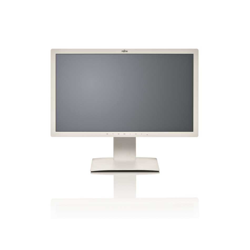 MONITOR FUJITSU DISPLAY P27T-7 reacondicionado con soporte ergonómico.