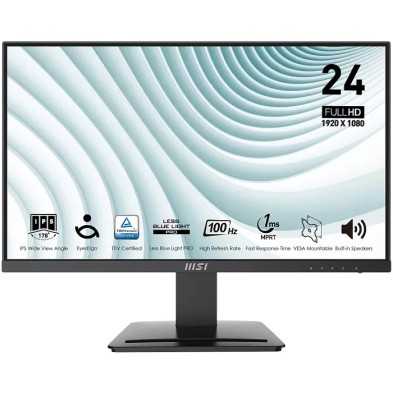 Monitor MSI PRO MP243XW | 23.8" | Full HD | Negro