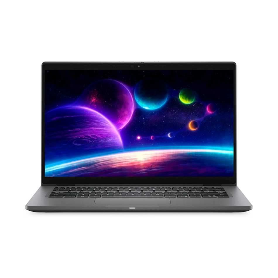 Dell Latitude 7310 abierto, con la pantalla encendida