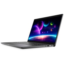 Dell Latitude 7310 visto de perfil, con la tapa abierta