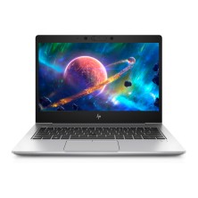 HP EliteBook 830 G7 reacondicionado, vista frontal con pantalla y webcam integrada, portátil 13.3" i5-10210U
