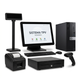 TPV Completo Táctil 17" con Impresora, Cajón y Lector | i5 8500