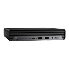 HP Elite Mini 800 G9 con WiFi reacondicionado, mini ordenador negro con frontal mate