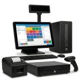 TPV Completo con pantalla Táctil 17", lector, impresora cajón y visor.