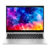 HP EliteBook 630 G10 reacondicionado, vista frontal en ángulo con pantalla encendida