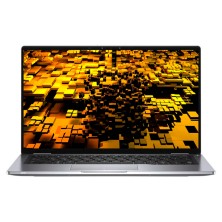 Dell Latitude 7400 reacondicionado, vista frontal en ángulo con teclado