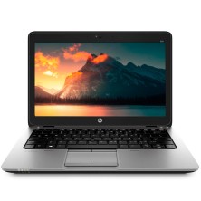 HP EliteBook 820 G1 reacondicionado, vista frontal con pantalla encendida