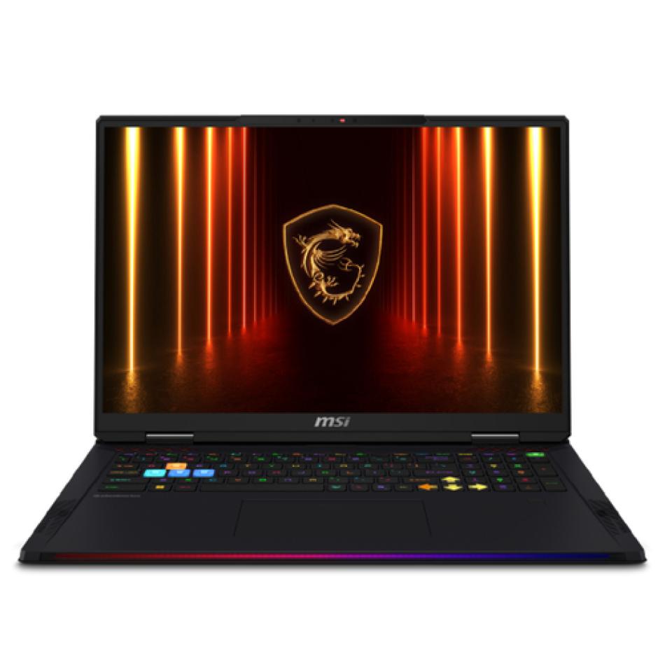 Portátil gaming MSI Raider 18 HX AI con Intel Core Ultra 9 285HX, NVIDIA RTX 5080 y pantalla 18 pulgadas UHD+