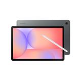 Galaxy Tab S10 Lite de Samsung en color gris junto al lápiz S Pen incluido