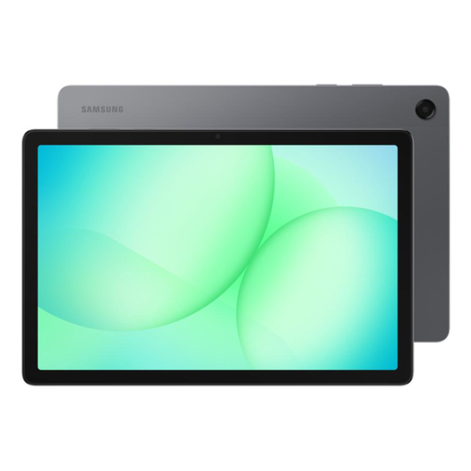 Tablet Samsung Galaxy Tab A11+ 5G de 11 pulgadas en gris, vista frontal