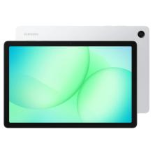 Tablet Samsung Galaxy Tab A11+ de 11 pulgadas en plata, vista frontal
