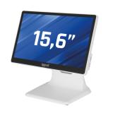 iggual TPV AIO Táctil 15,6" Full HD Blanco | Intel N100 | 4 GB | 128 SSD | Sin sistema operativo