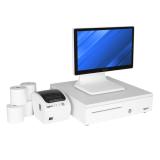 iggual Pack completo TPV blanco 15,6" J4125 30PW EASY80W