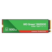 WD Green SN3000 SSD NVMe M.2 2280 500GB PCIe Gen4 QLC