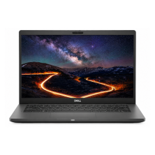 Dell Latitude 7330 abierto con la pantalla encendida, vista frontal