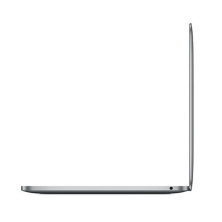 Perfil opuesto del Apple MacBook Pro cerrado