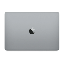 Tapa cerrada del Apple MacBook Pro con el logo Apple