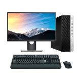 Pack HP ProDesk 400 G6 SFF reacondicionado: torre compacta negra con monitor de 23, teclado y ratón inalámbricos