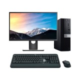Pack Dell OptiPlex 3080 SFF reacondicionado: torre compacta negra con monitor de 23 pulgadas, teclado y ratón inalámbricos