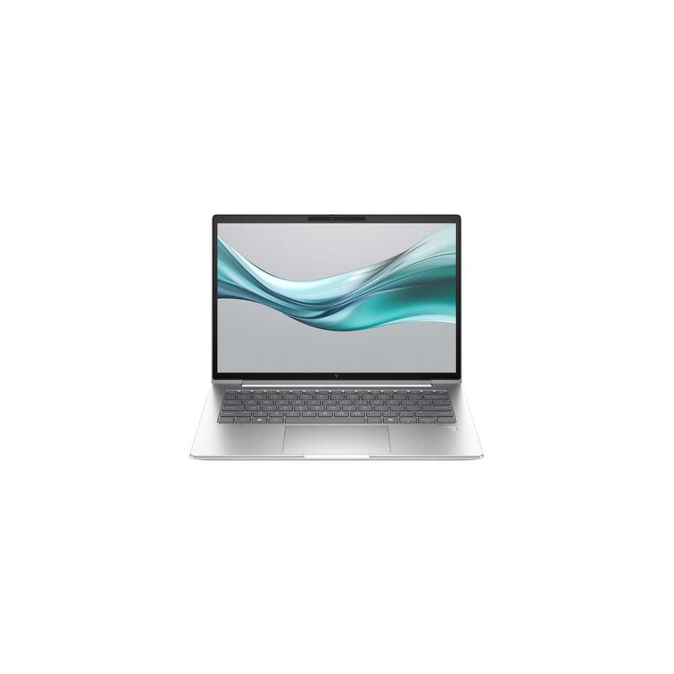 Portátil HP EliteBook 645 G11 con AMD Ryzen 5 PRO 7535U, 16 GB de RAM y disco NVMe de 512 GB, vista frontal