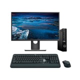 Dell OptiPlex 3090 Micro reacondicionado en pack con monitor de 23 pulgadas y teclado y ratón inalámbricos, en negro