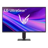 Monitor gaming LG 24G411A-B UltraGear de 23,8 pulgadas con panel IPS y 144 Hz, de frente sobre su peana