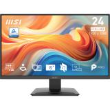 Monitor MSI PRO MP241 de 23,8 pulgadas con panel VA sin marcos y 144 Hz, de frente sobre su peana