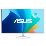 Monitor ASUS VZ249HG-W de 23,8 pulgadas en blanco con panel IPS y marcos finos, de frente sobre su peana