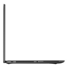 Perfil del Dell Latitude 7430 abierto, mostrando el grosor del chasis