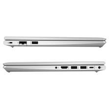 Canto lateral del HP ProBook 440 G9, con los puertos de conexión incluido el RJ-45 visibles