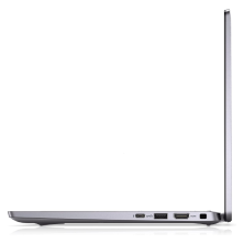 Canto lateral del Dell Latitude 7330 cerrado, con los puertos Thunderbolt visibles