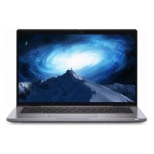 Dell Latitude 7330 abierto en modo portátil clásico, con el teclado y la pantalla táctil visibles