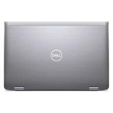 Tapa del Dell Latitude 7430 en plata cerrada, vista cenital con el logo Dell centrado