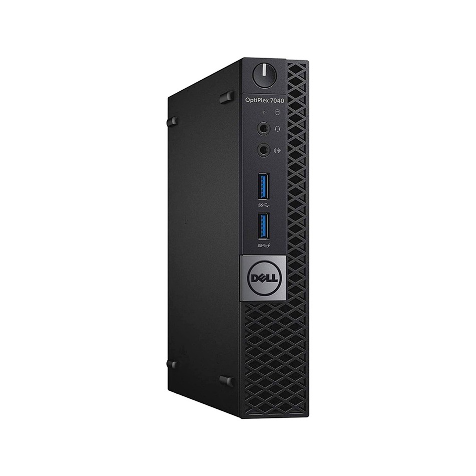 Dell OptiPlex 7040 Micro reacondicionado, mini ordenador negro compacto