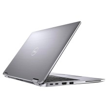 Dell Latitude 9410 2 en 1 cerrado, vista en ángulo desde el lado opuesto de la tapa.
