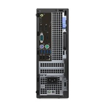 Dell OptiPlex 7050 SFF reacondicionado, trasera con puertos de vídeo y red
