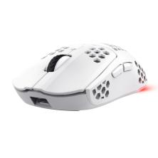 Ratón gaming Trust GXT 929 Helox blanco, con iluminación RGB