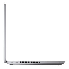 Perfil del Dell Latitude 5420 mostrando el grosor del chasis y puertos del lateral izquierdo