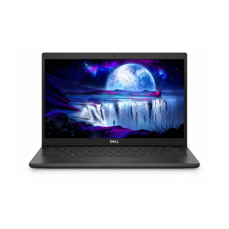 Dell Latitude 3410 abierto de frente, pantalla nueva de 14 pulgadas