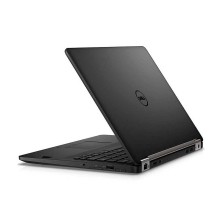 Dell Latitude E7470 visto por detrás con la tapa entreabierta