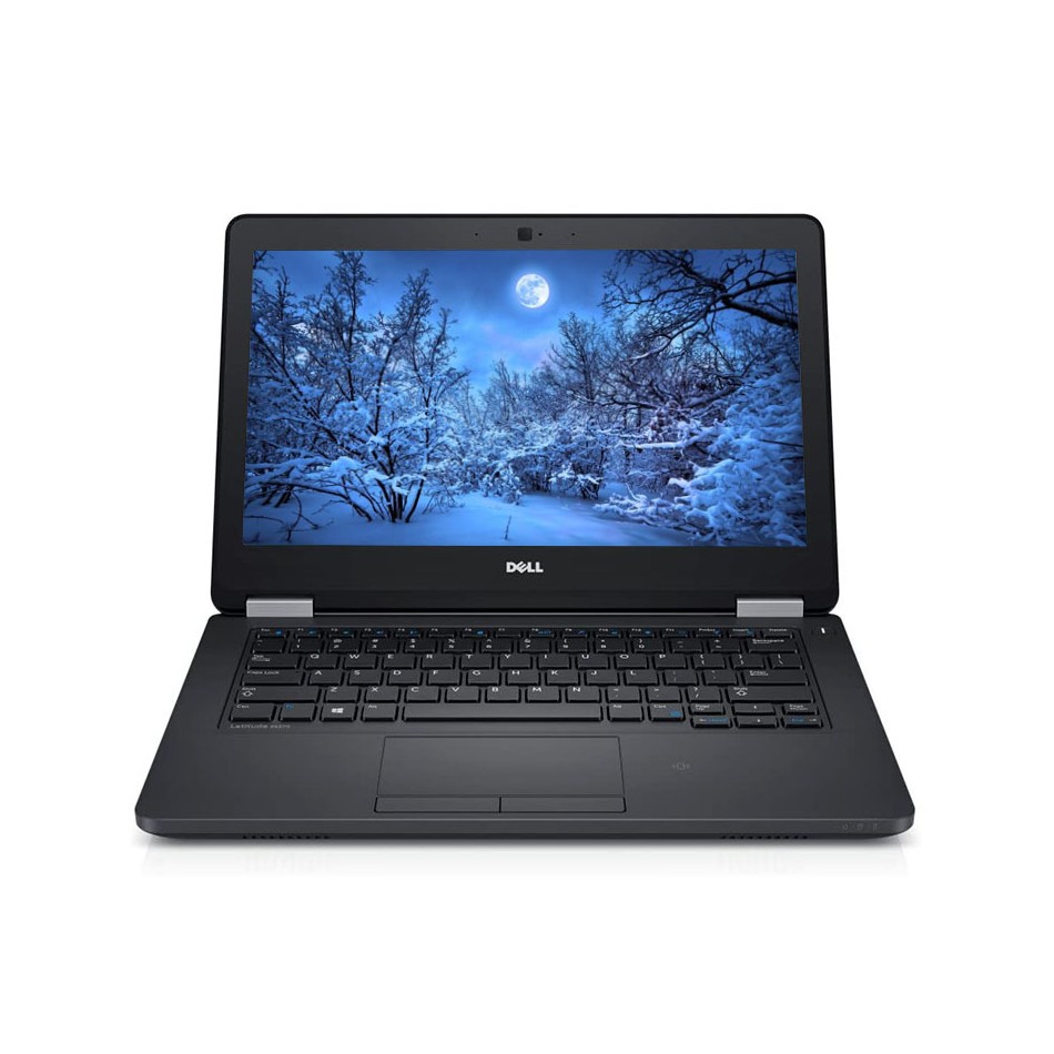 Dell Latitude E7250 abierto de frente, pantalla nueva de 12,5 pulgadas