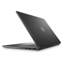 Dell Latitude 7640 visto por detrás con la tapa abierta