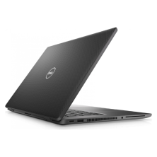 Dell Latitude 7640 trasera en ángulo, bisagras y rejilla de ventilación
