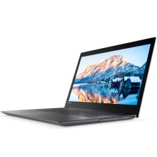 Lenovo V340 de 17 pulgadas abierto en perspectiva, chasis gris